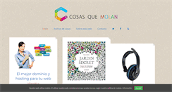 Desktop Screenshot of cosasquemolan.com