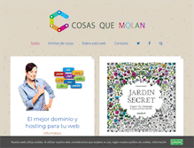 Tablet Screenshot of cosasquemolan.com